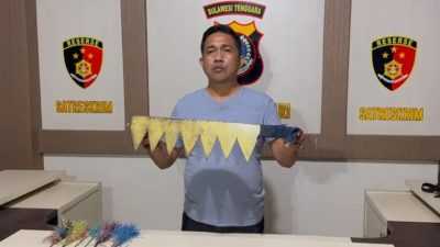 Aniaya Warga Pakai Sajam, 2 Pria di Kendari Diamankan Polisi