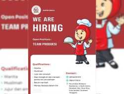 Info Loker Kendari: Dapur Chaca Buka Rekrutmen Posisi Team Produksi