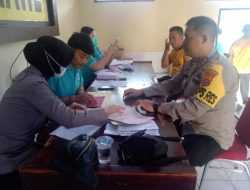 Personel Polres Konawe Ikut Pemeriksaan Kesehatan Berkala