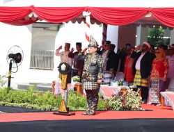 Pj Gubernur Sultra Pimpin Upacara Peringatan HUT ke -11 Kolaka Timur
