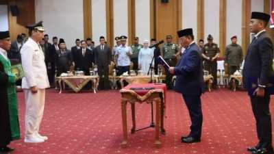 Pj Gubernur Sultra Lantik Andi Makkawaru Sebagai Pj Bupati Kolaka