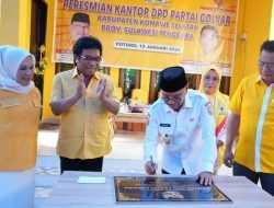 Resmikan Kantor Golkar Konsel, Surunuddin: Wadah untuk Lebih Mendekatkan Diri dengan Masyarakat