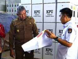 Pj Wali Kota Kendari Tinjau Kondisi Surat Suara Jelang Pemilu 2024