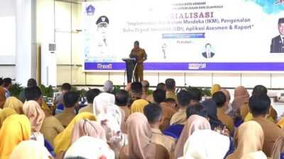 Tingkatkan Kualitas Mutu Pendidikan, Dikmudora Kendari Sosialisasi Kurikulum Merdeka