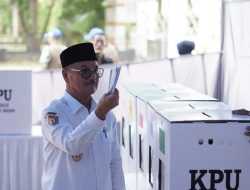 Ikut Simulasi Pemungutan Suara, Bupati Surunuddin: Mari Jaga Persatuan dan Kesatuan
