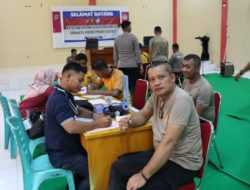 Pastikan Personel Pengamanan Pemilu Sehat, Polres Wakatobi Adakan Pemeriksaan Kesehatan