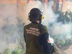 Cegah Penyebaran DBD, Forum PRB Sultra Terus Galakkan Fogging