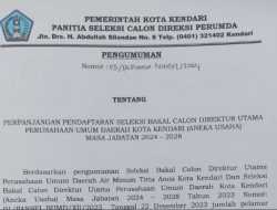 Pendaftaran Seleksi Bakal Calon Dirut Perumda Kendari Diperpanjang