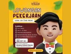 Lowongan Kerja Posisi Waiter dan Cook Helper di Waroeng Srikandi Kendari