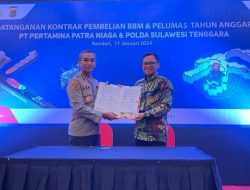 Perkuat Sinergitas, Polda Sultra dan Pertamina Patra Niaga Sulawesi Jalin Kerjasama Energi