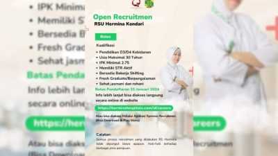 RS Hermina Kendari Buka Rekrutmen Posisi Bidan, Simak Cara Daftarnya!