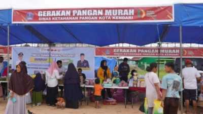 Kendalikan Inflasi, Dinas Ketapang Kendari Adakan Gerakan Pangan Murah