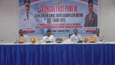 Pemkab Buton Gelar Konsultasi Publik Awal RKPD 2025