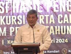 Pj Wali Kota Kendari Minta Penyelenggara Pemilu Bekerja Profesional dan Jaga Kesehatan