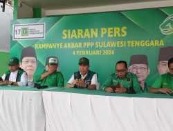 Mendekati Pencoblosan, PPP Sultra Kerja Maksimal Menangkan Ganjar-Mahfud