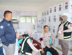 Tim Dokkes Polres Buton Cek Kesehatan Personel PAM PPK Pemilu