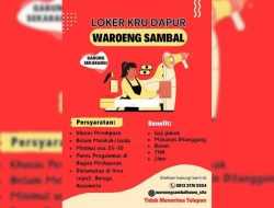 Info Loker Kendari: Waroeng Sambal Hawu Sita Buka Rekrutmen Posisi Kru Dapur