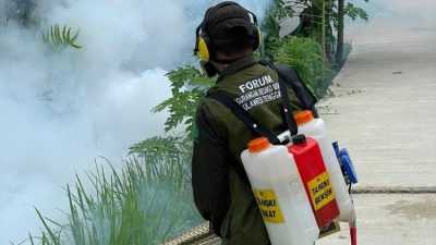 Antisipasi Demam Berdarah, Forum PRB Sultra Intensifkan Fogging