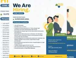 Lowongan Kerja Posisi Supervisor Legal di PT GSI, Simak Persyaratannya!