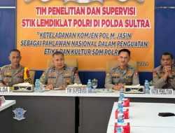 Tim STIK Lemdiklat Polri Supervisi di Polda Sultra