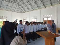 Panwascam Mawasangka Tengah Lantik 38 Pengawas TPS