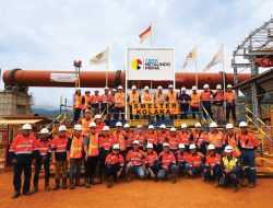 Bank Mandiri Tinjau Smelter Merah Putih PT CNI