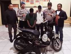 Polsek Wangsel Amankan 2 Terduga Pelaku Pencurian di SMPN 3 Wangi-Wangi