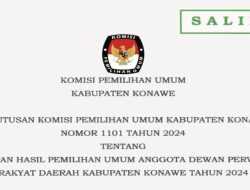 Ini Daftar 30 Anggota DPRD Kabupaten Konawe Periode 2024-2029