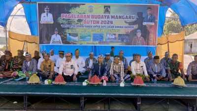 Pj Bupati Buton Ajak Masyarakat Lestarikan Warisan Budaya Tari Mangaru