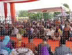 Halal Bihalal Masyarakat Muna di Kendari, 650 Dulang Makanan Tradisonal Disajikan