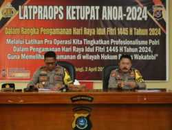 Operasi Ketupat Anoa 2024 Mulai 4 April, Polres Wakatobi Kerahkan 115 Personil
