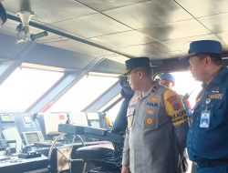 Wakapolda Sultra Pantau Arus Balik Mudik Lebaran di Pelabuhan Nusantara Kendari