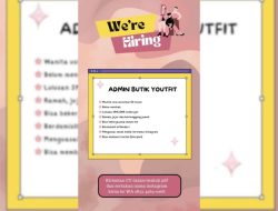 Info Loker: Butik Youtfit Kendari Buka Lowongan Kerja Posisi Admin