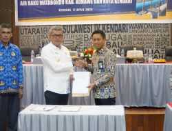 BWSS IV Kendari Serahkan Pengelolaan Prasarana Pengambilan dan Transmisi Air Baku Matabondu