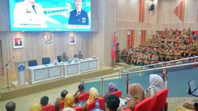 Bahas Sejumlah Agenda, Pj Wali Kota Kendari Pimpin Rakor Bersama Kepala OPD hingga Lurah