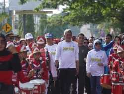 Semarak HUT Kota Kendari ke-193, Pemkot Gelar Jalan Sehat Berhadiah Tiket Umrah