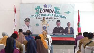 Lomba Pidato Bahasa Daerah Ikut Meriahkan HUT ke-193 Kota Kendari