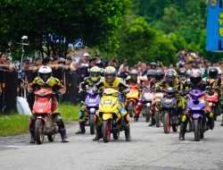 Kejurda Balap Motor Bupati dan Kapolres Cup Koltim Dipadati Penonton