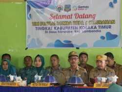 Tim Penilai Tinjau Lomba Desa Tingkat Kabupaten Kolaka Timur