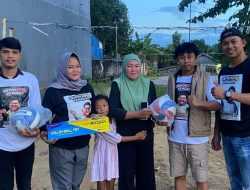 Kerabat Yudi Peduli Olahraga, Beri Bantuan ke Emak-Emak Pegiat Voly