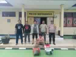 Resahkan Warga, Pencuri 2 Unit Mesin Ditangkap Polsek Watubangga