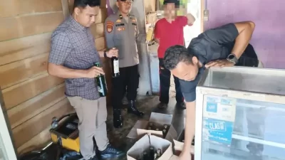 Ribuan Botol Miras Ilegal Disita Polres Konsel dalam Operasi Pekat Anoa 2024