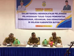 Pj Bupati Buton Tatap Muka dengan Para Kades dan Camat