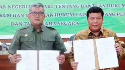 Pemkot Kendari-Kejari Teken Kesepakatan Bersama Penanganan Hukum Bidang Perdata dan TUN