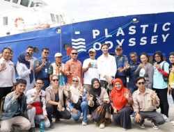 Singgah di Pelabuhan Nusantara Kendari, Kapal Ekpedisi Odyssey Kampanyekan Solusi Sampah Plastik