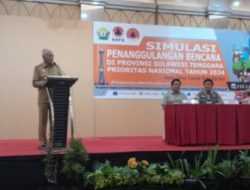 Simulasi Penanggulangan Bencana, Sekda Asrun Lio: Sultra Salah Satu Wilayah Berpotensi Bencana Geologi