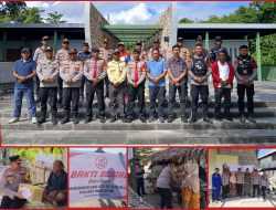 Sambut HUT Bhayangkara Polri ke-78, Polres Wakatobi Gelar Baksos di Kapota