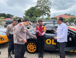 Jelang Pilkada 2024, Mabes Polri Periksa Kendaraan dan Alsus Polda Sultra