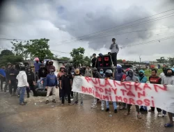 Bawa Sejumlah Tuntutan, Masyarakat Morosi Boikot Akses PT OSS