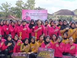 Bhayangkari Polda Sultra Meriahkan HKGB dengan Olahraga Bersama-Bazar UMKM